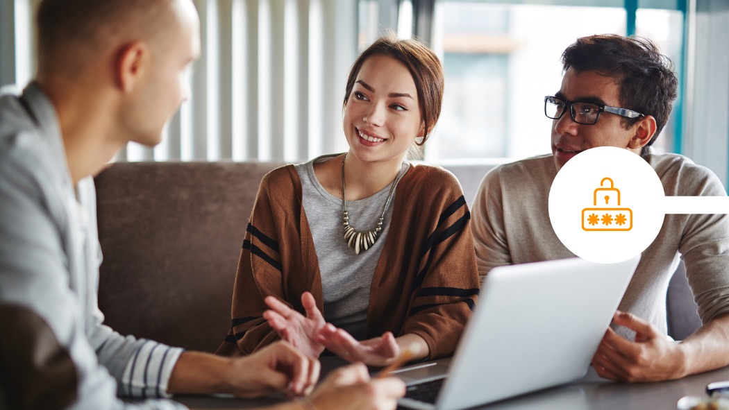 Couple being consulted by financial adviser