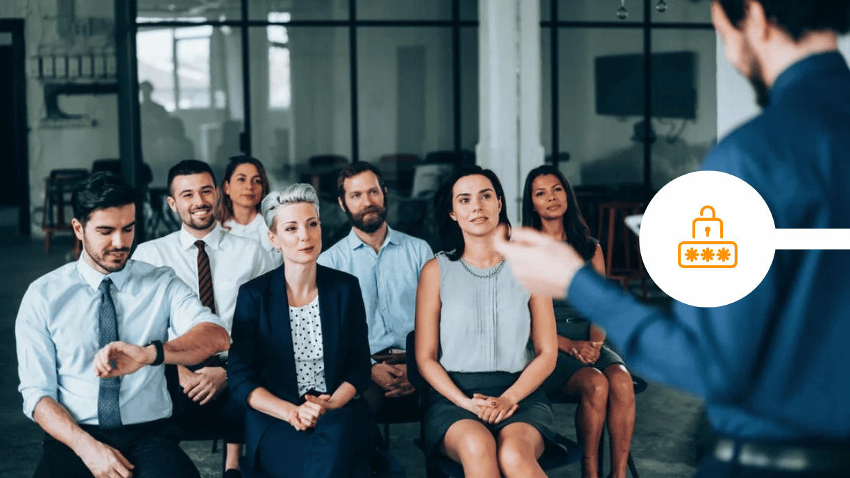 Cybersecurity training at financial services organisation
